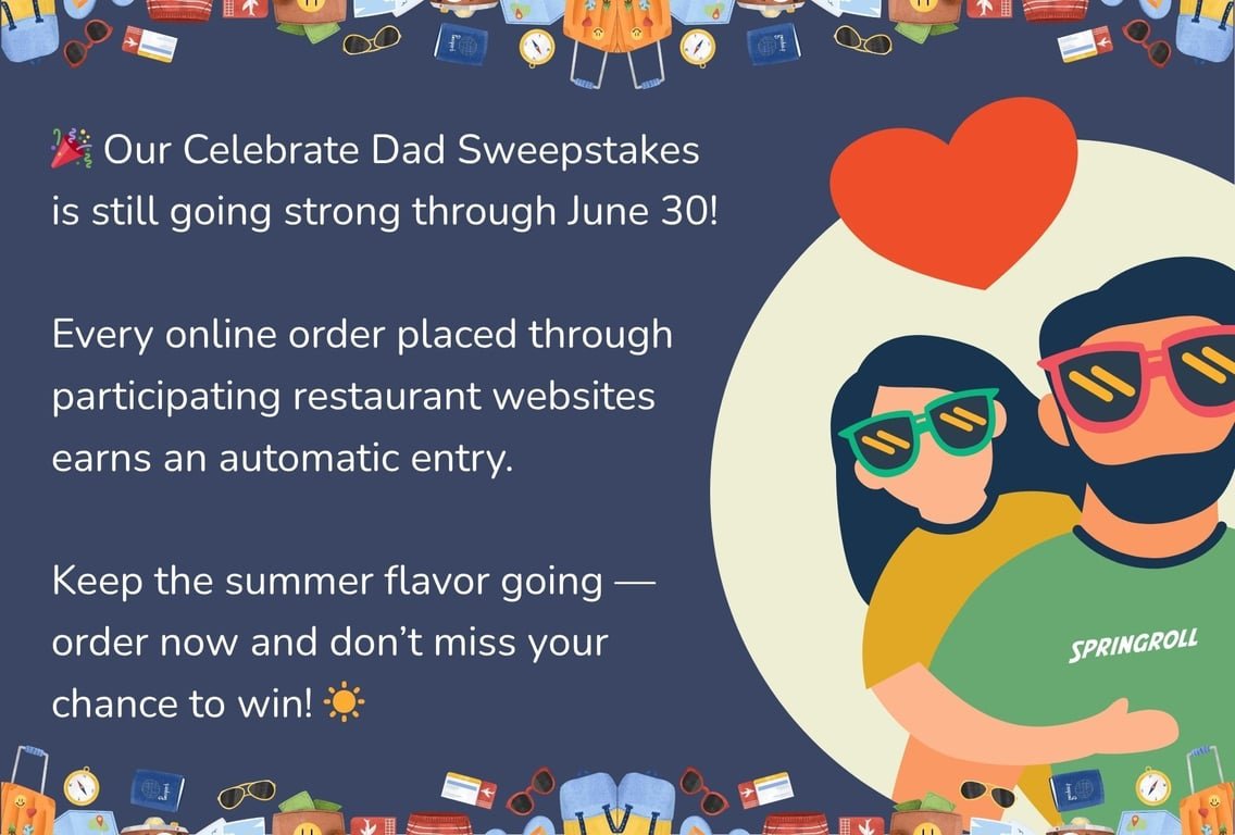 Celebrate Dad Sweepstakes